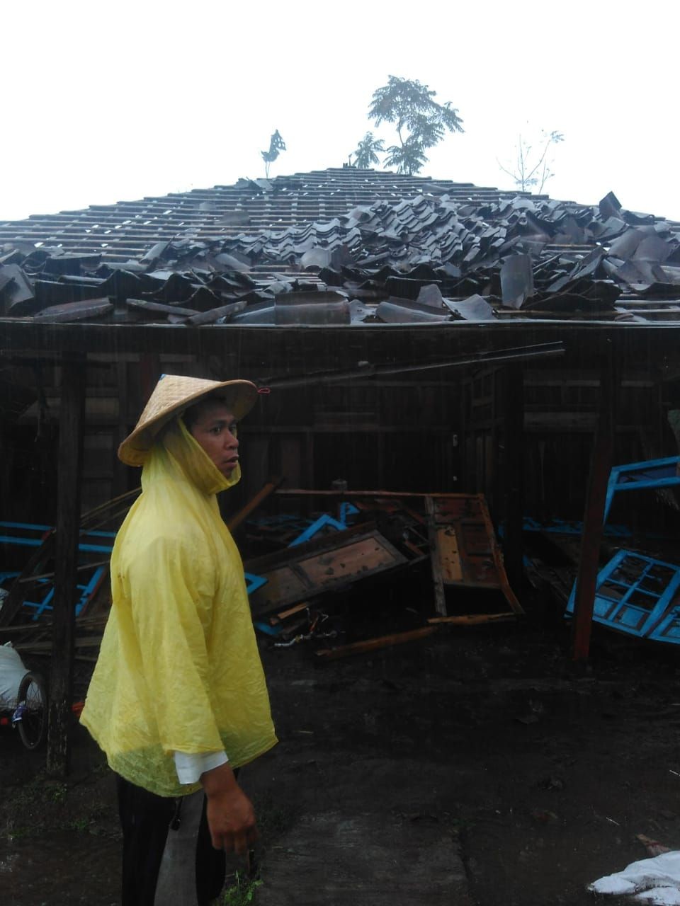 3 Dusun di Magelang Diterjang Puting Beliung, 71 Rumah Warga Rusak