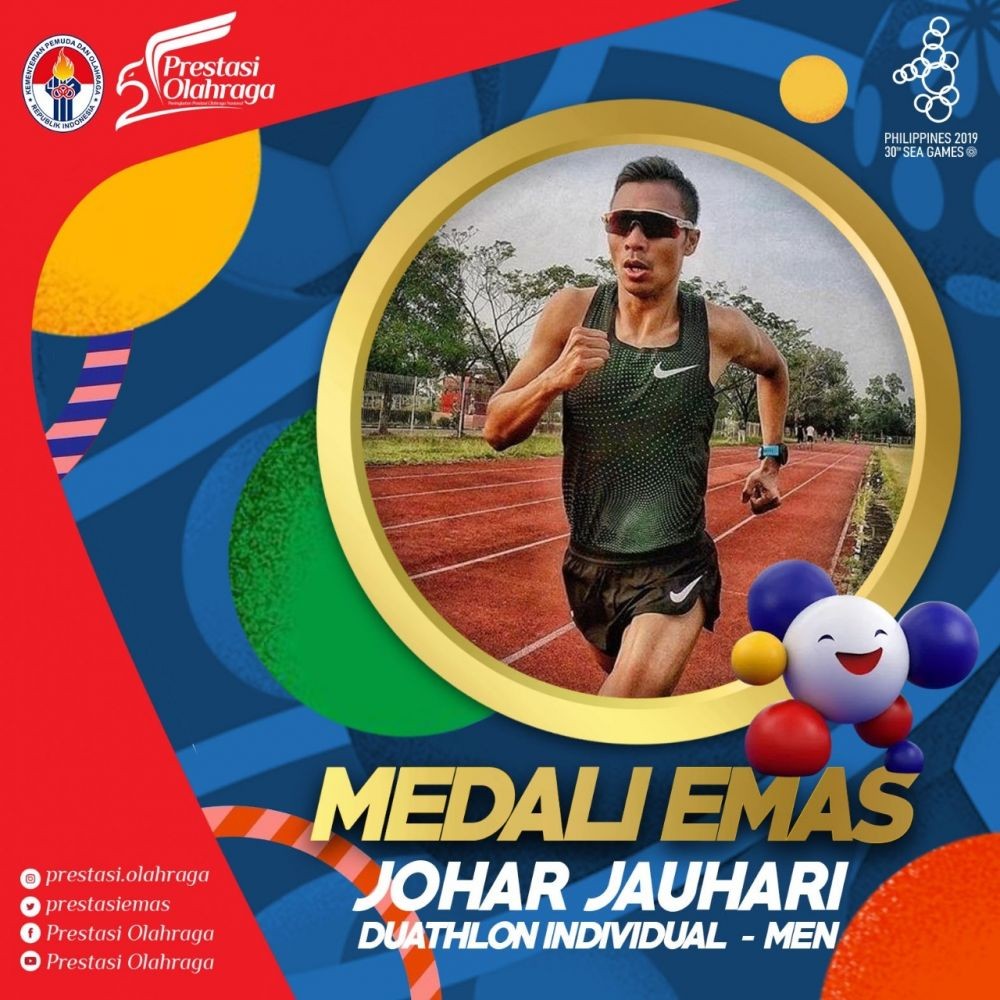 Atlet Sumsel, Jauhari Johan Beri 2 Medali SEA Games untuk Indonesia 