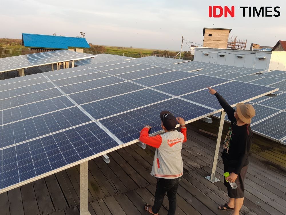 Penerapan Energi Solar Cell di Perbatasan Kutai Kartanegara