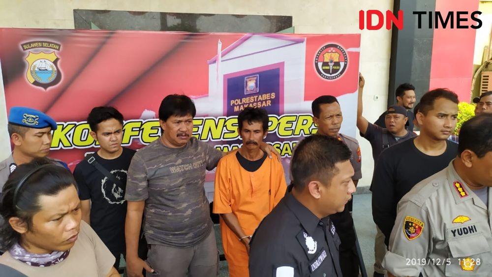 Bunuh Kemenakan Pakai Campuran Semen, Pria di Makassar Ditangkap