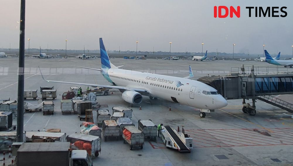 Otoritas Bandar Udara Selidiki Insiden Garuda Hampir Tabrakan 