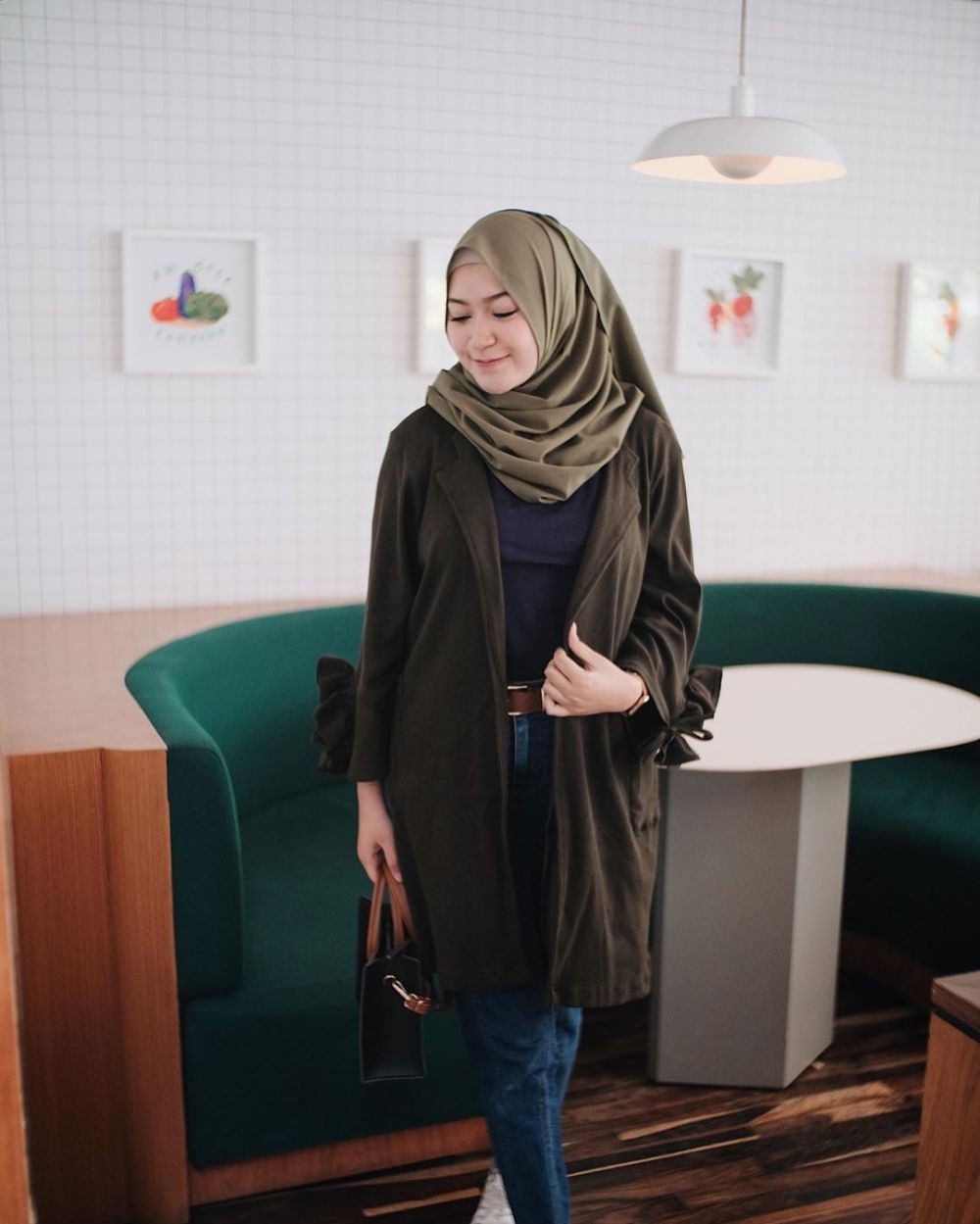 Ootd Earth Tone Hijab - Referensi OOTD Kondangan Hijab dari Influencer