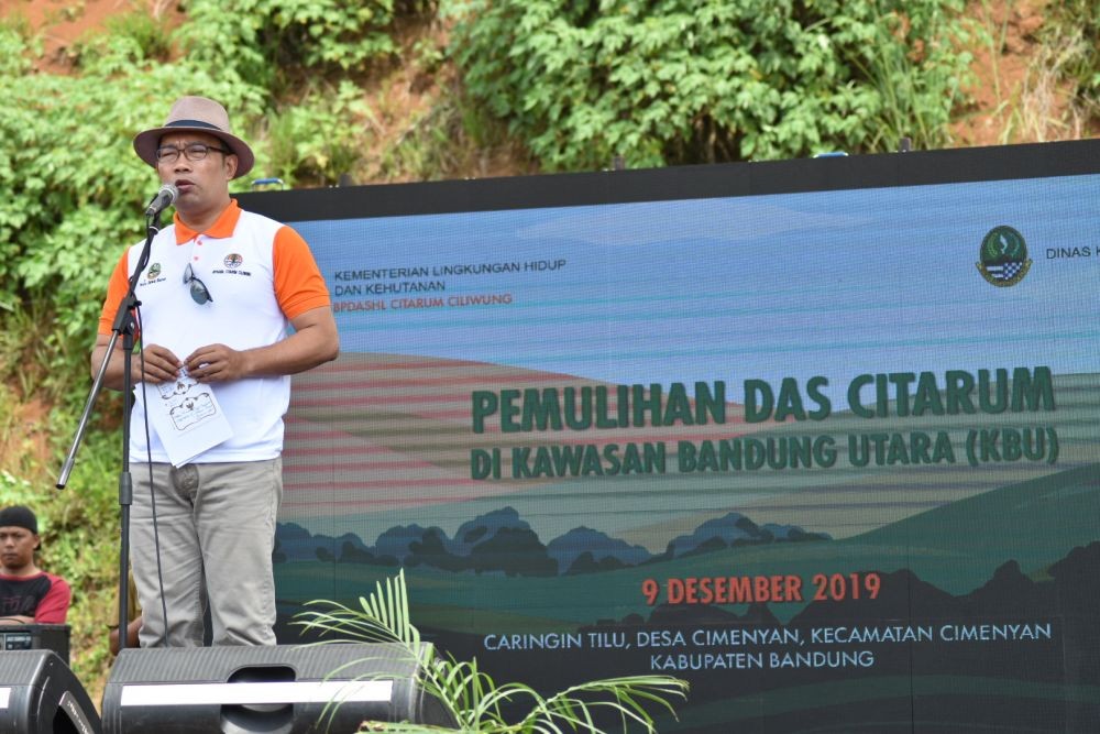 Hijaukan Kembali KBU, 17 Ribu Bibit Pohon Ditanam di Desa Cimenyan 
