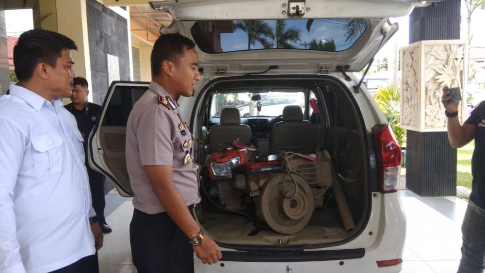 Tembakkan Timah Panas, Polisi Bekuk Pencuri Spesialis Mesin Traktor