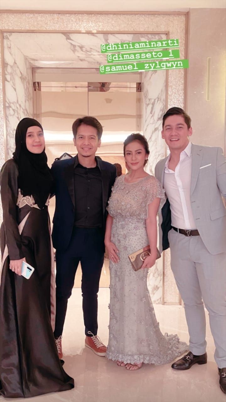 13 Keseruan Seleb Hadiri Resepsi Citra Kirana & Rezky, Reuni Artis!