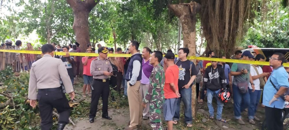 Angin Kencang, Seorang Mahasiswa Tewas Tertimpa Pohon Tumbang