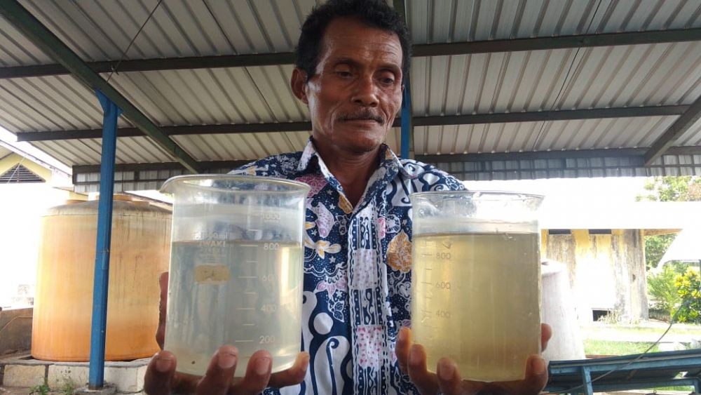 Tercemar, Pemkab Lamongan Imbau Petani Tak Gunakan Air Bengawan Solo