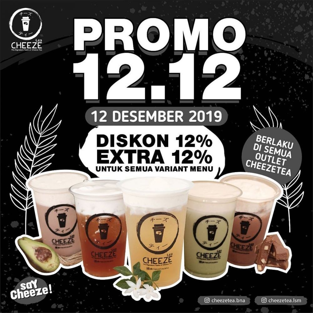 13 Promo Makan Murah Harbolnas 12.12, Harga Serba Rp12 ribu 