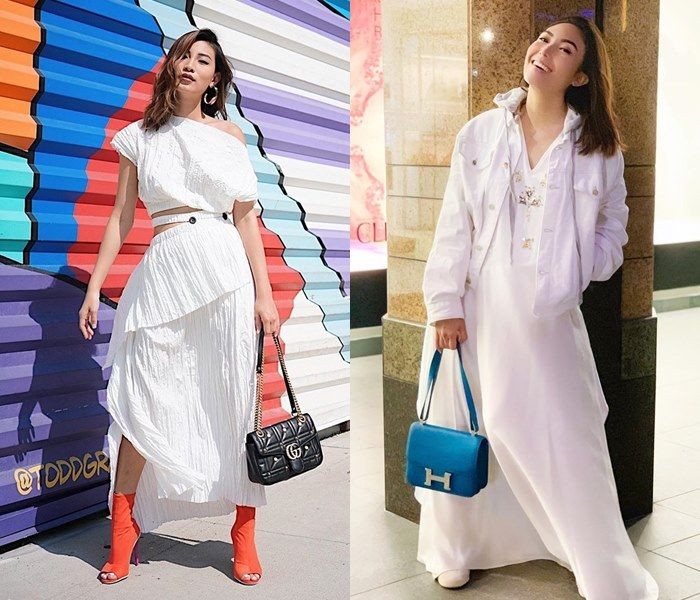 Disangka Kembar 10 Adu Gaya Fashion Patricia Gouw Vs Ayu Dewi