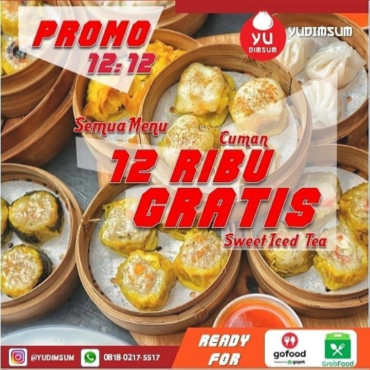 13 Promo Makan Murah Harbolnas 12.12, Harga Serba Rp12 ribu 