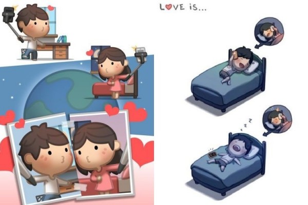 24 Ilustrasi Manis Suka Dukanya Jadi Pejuang LDR, Kamu Mengalami?