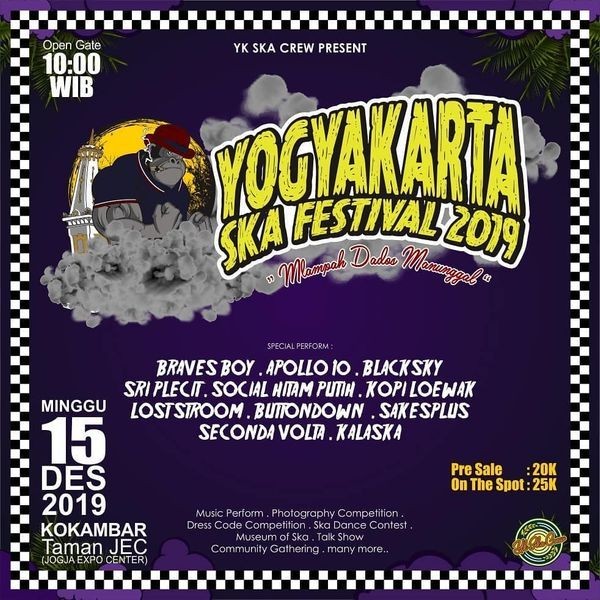 Yogyakarta Ska Festival 2019, Sajikan Musik dan Edukasi Ska