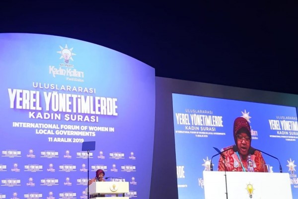 Bicara di Forum Perempuan di Turki, Presiden Erdogan Puji Risma