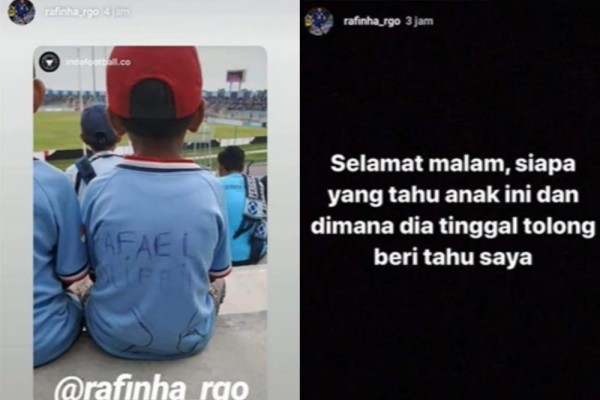 Tulisi Jersey dengan Tangan, Akbar Akhirnya Bertemu Pemain Idolanya