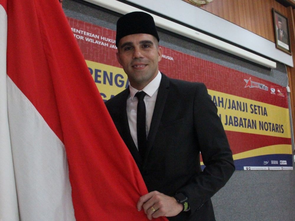 Dikukuhkan di Surabaya, Fabiano Beltrame Resmi Jadi WNI