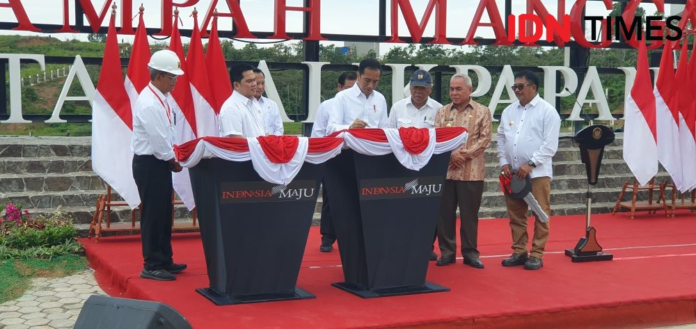 Pengolahan Sampah Modern, Jokowi: TPA Manggar Terbaik di Indonesia 
