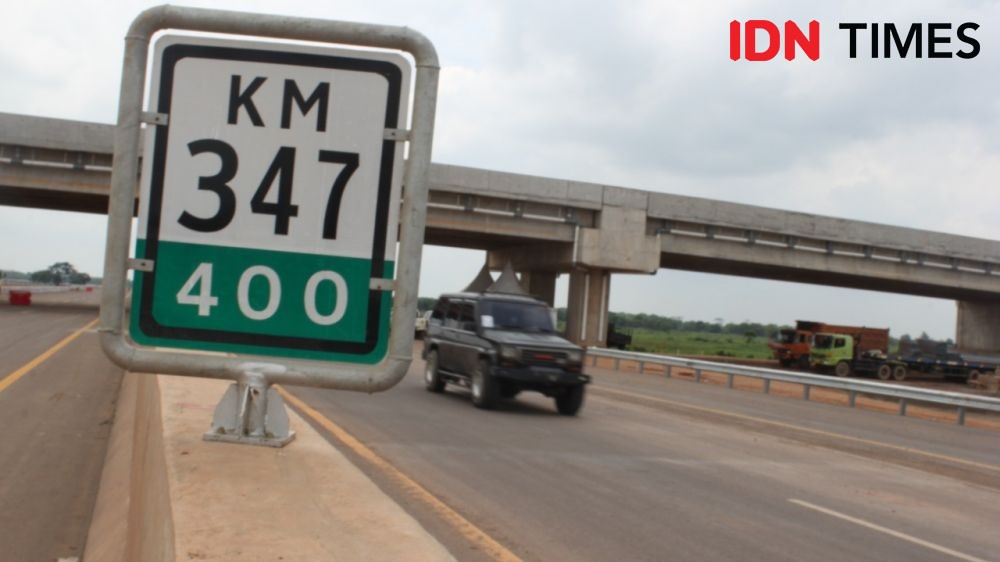 Kecepatan Pengguna Tol Kayuagung-Lampung Dibatasi 100 Km per jam