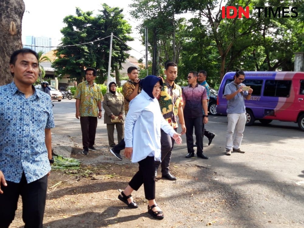 Antisipasi Banjir Surabaya Barat, Risma Buat Saluran di Dataran Tinggi