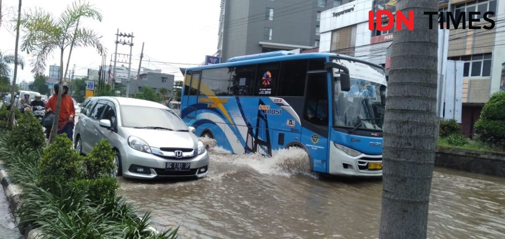 Banjir Kepung Palembang, Pemkot Salahkan Pembangunan LRT