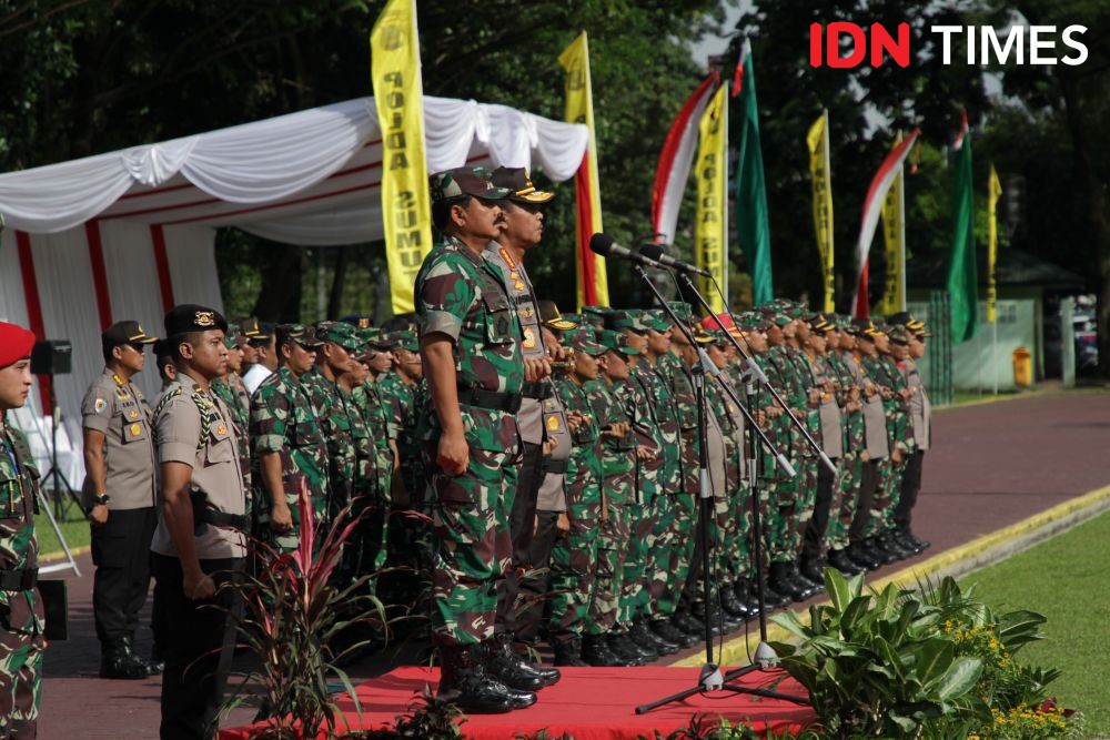 Apel Pengamanan Nataru di Medan, Panglima TNI: Ingin Silaturahmi