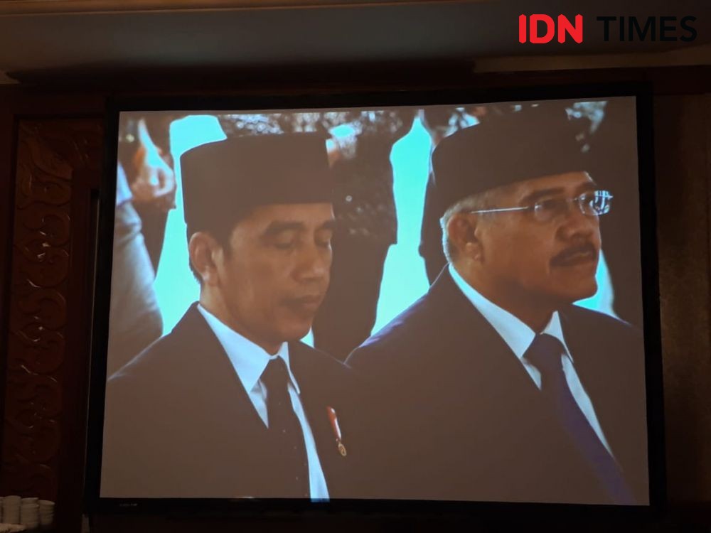 La Nyalla Mantu, Jokowi Jadi Saksi 