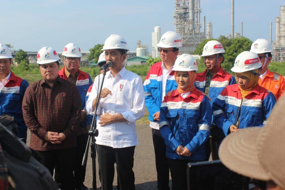 Kilang Tuban, Jokowi Minta Pertamina Bebaskan Lahan dalam Tiga Bulan
