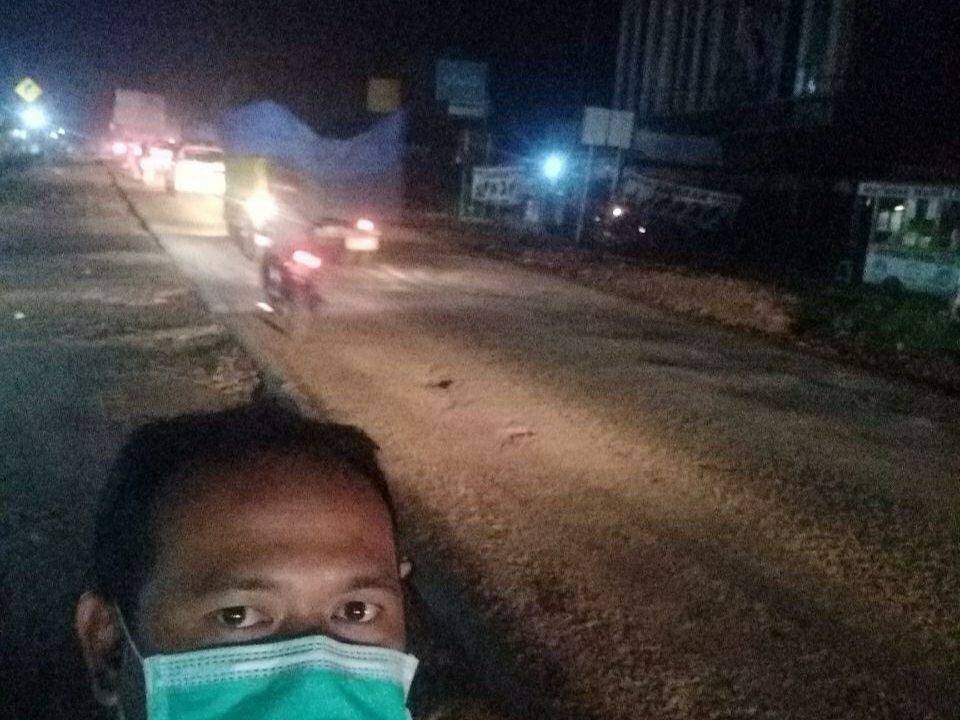 Ini Penyebab Jalan Lintas Palembang - Betung Sempat Lumpuh Total