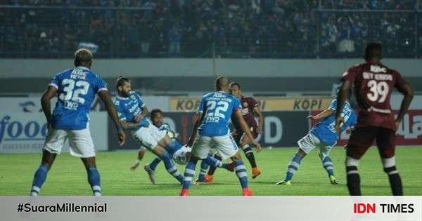 PSM Hentikan Tren Tak Terkalahkan Persib Bandung