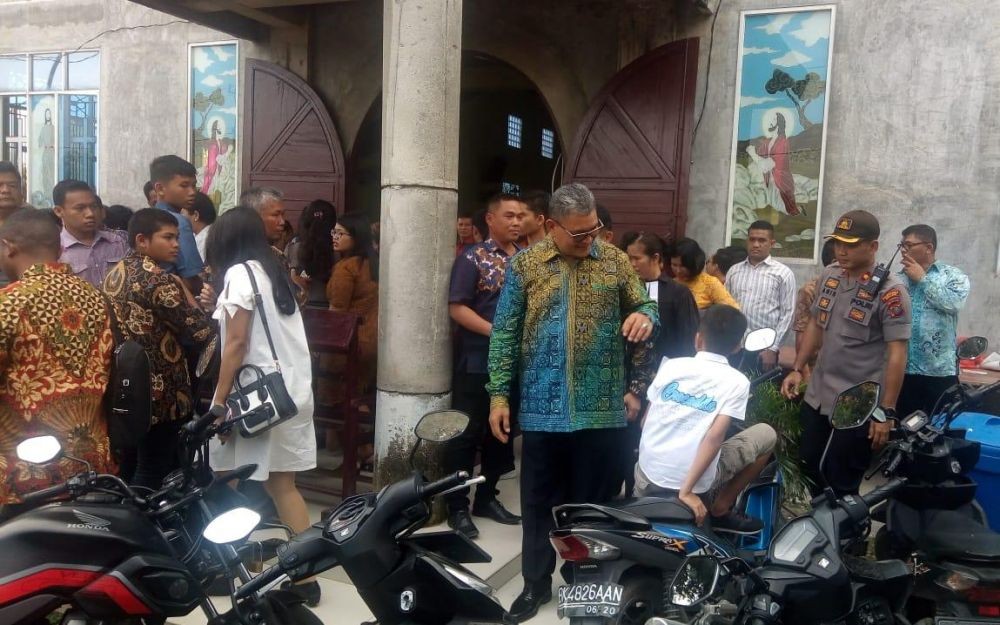 Natal Perdana di Sumut, Kapolda Martuani Sormin ke Gereja Lau Dendang