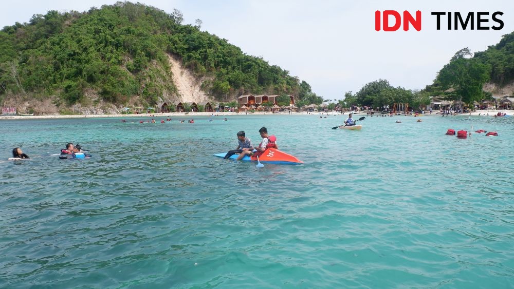 Pulau Tegal Mas Lampung, Pemandangan Bawah Laut Kece Abis!