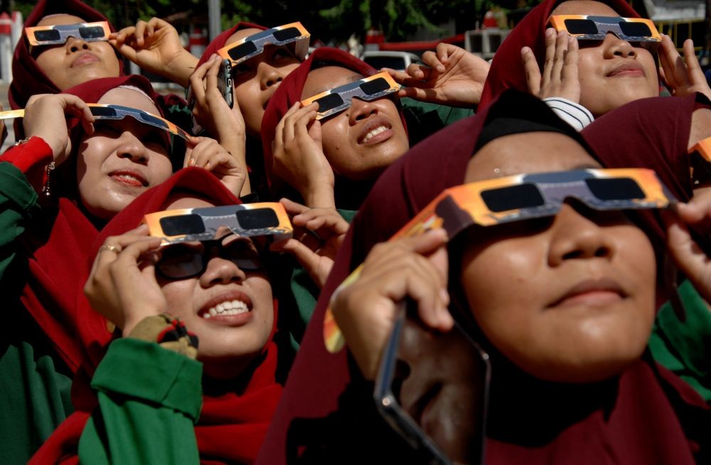 Fakta Unik Hasil Pengamatan Gerhana Bulan Total di ITERA Lampung