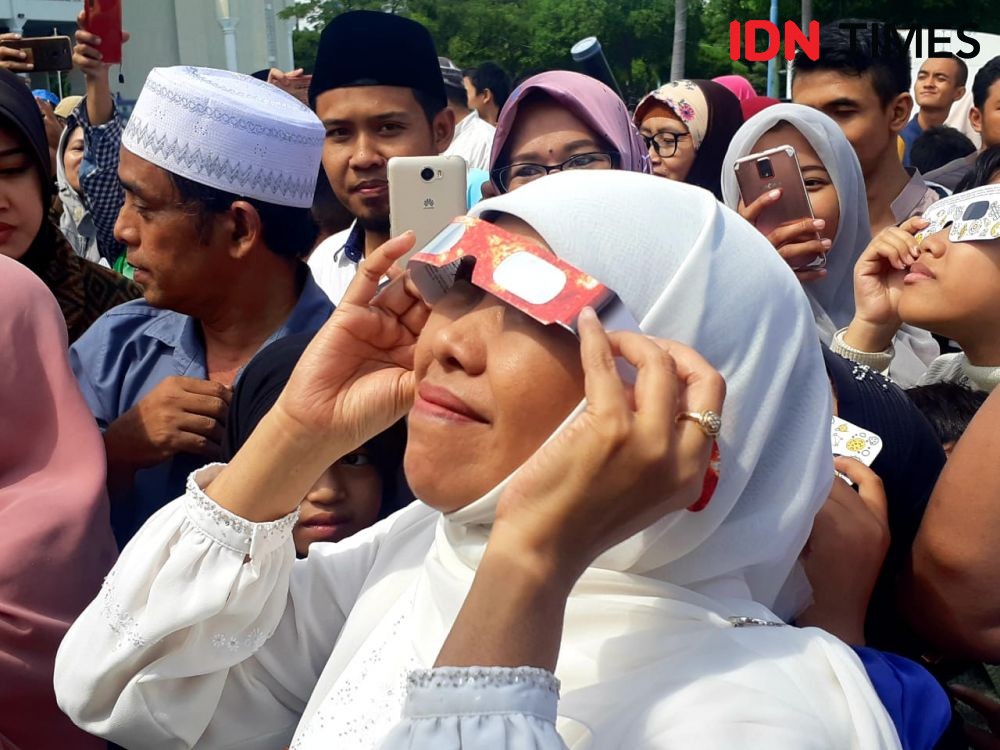 Surabaya Ternyata Alami Gerhana Matahari 73,8 Persen