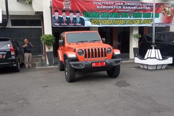Penampakan Rubicon Bupati Karanganyar, Mobil Dinas Nyaris Rp2 Miliar