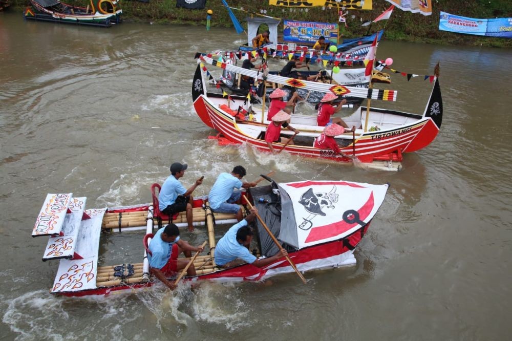 Balap Perahu Gethek, Jaga Kerukunan Sekaligus Kebersihan Sungai