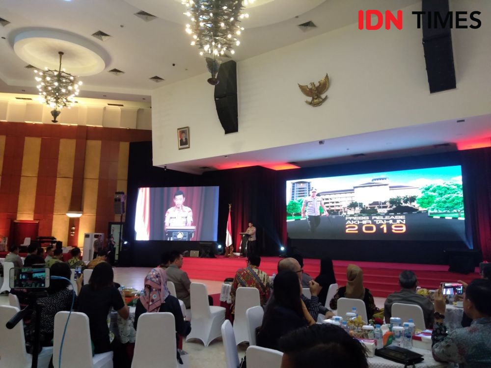 Sampaikan Laporan Akhir Tahun 2019, Kapolri Layangkan Permintaan Maaf