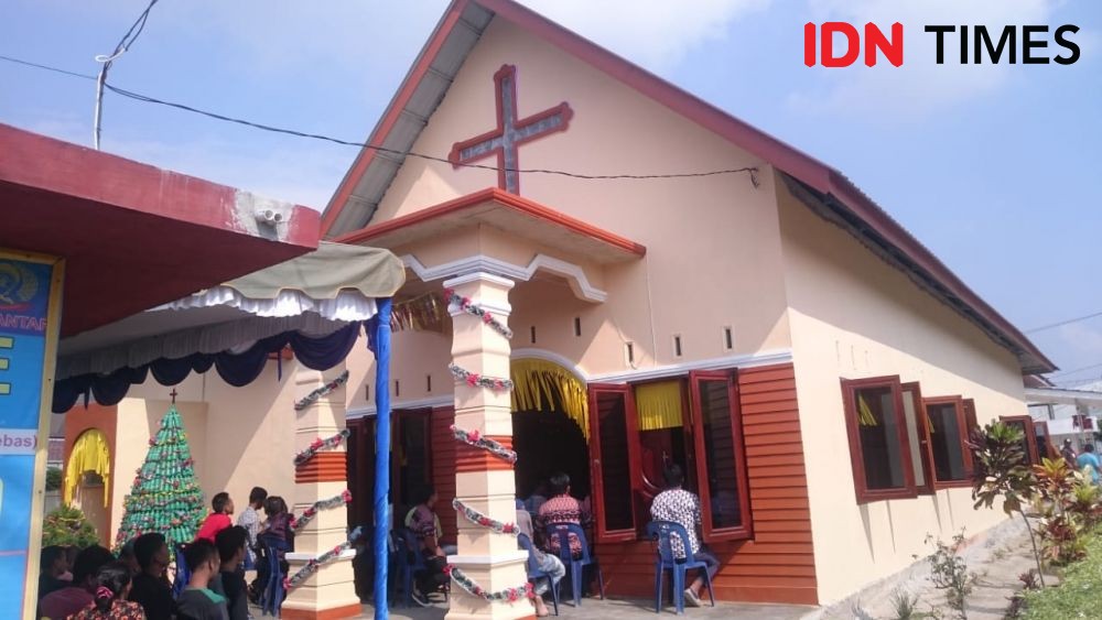 Kini Gereja dan Masjid Berdiri Berdampingan di Lapas Pematangsiantar