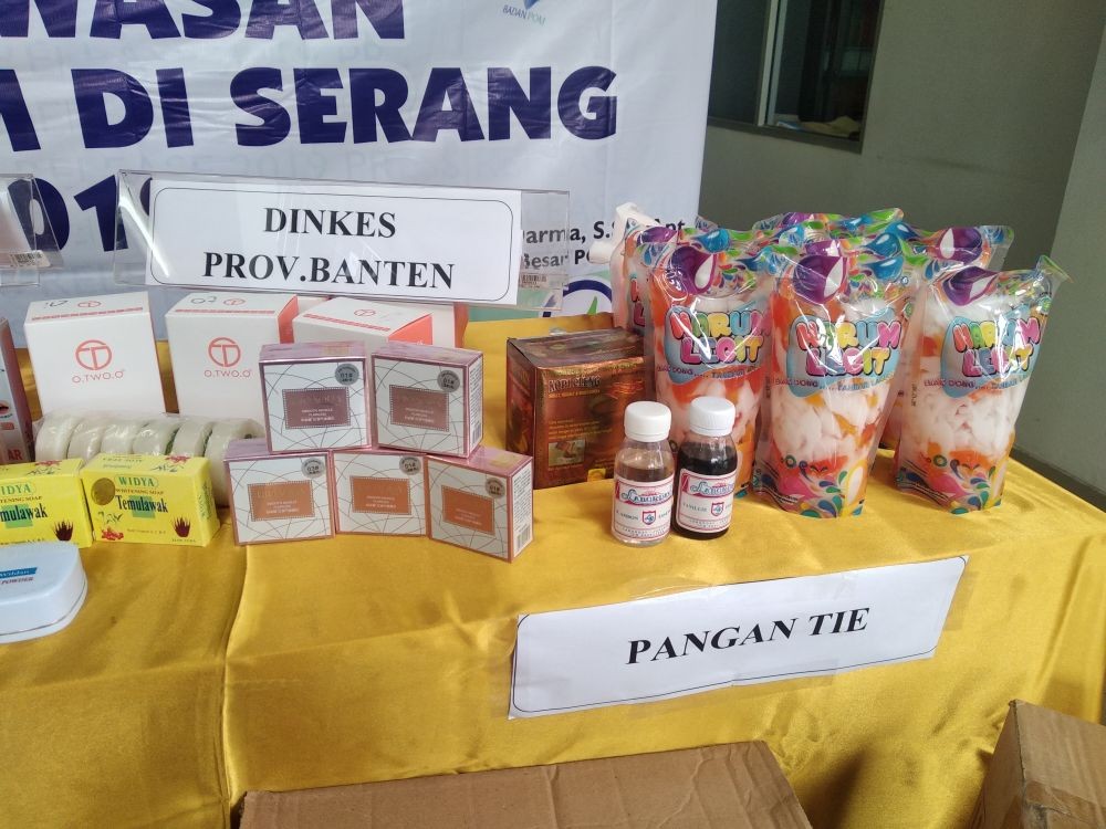 BPOM Tindak 12 Kasus Obat dan Makanan Ilegal Senilai Rp4 M di Banten
