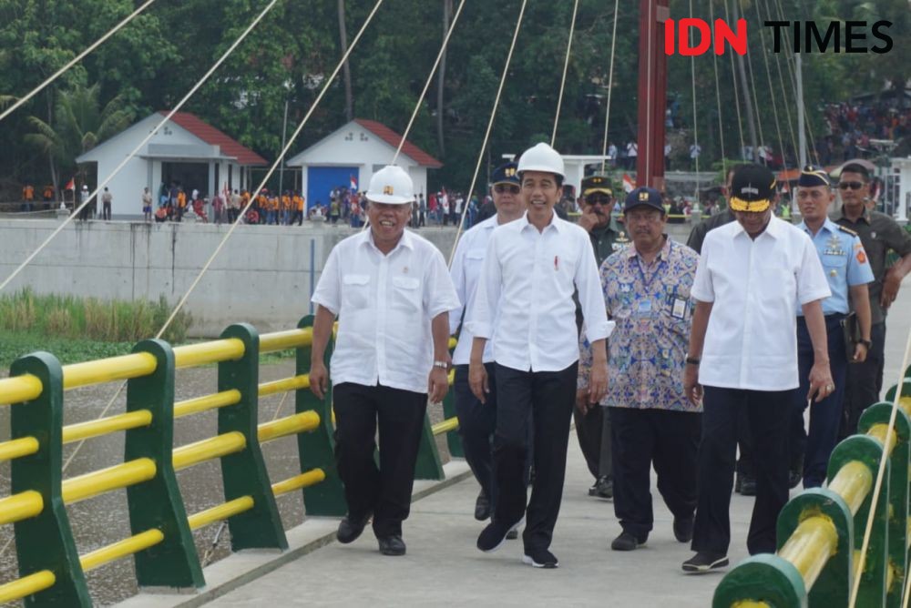 Jokowi Puji 3 Manfaat Bendung Kamijoro yang Baru Diresmikan
