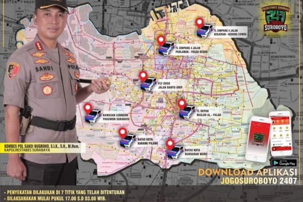 Mau Tahun Baruan di Surabaya? Waspadai 7 Titik Peyekatan Ini