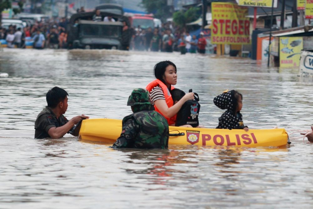 Banyak Titik Banjir, Tangerang Trending di Twitter Pagi Ini