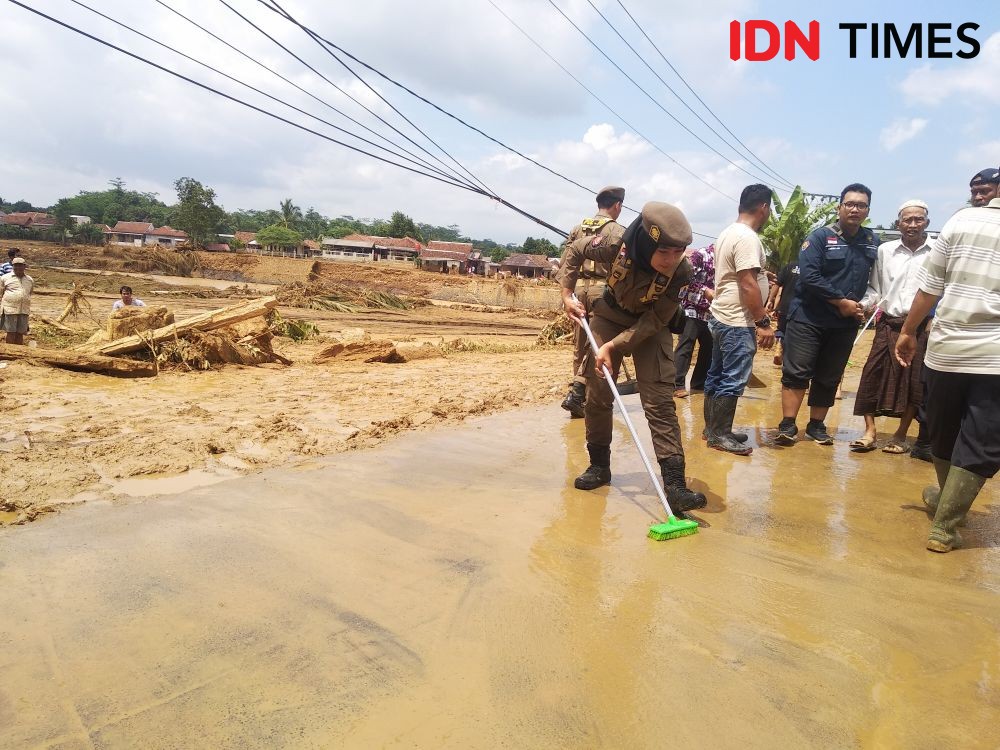 Perbaikan Infrastruktur Pasca Bencana Banjir di Lebak Rp34 Miliar