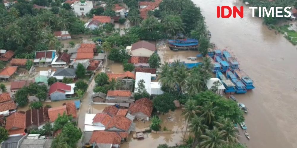 Sungai Cisadane dan Cimanceuri Meluap, 7 Desa di Tangerang Terendam 