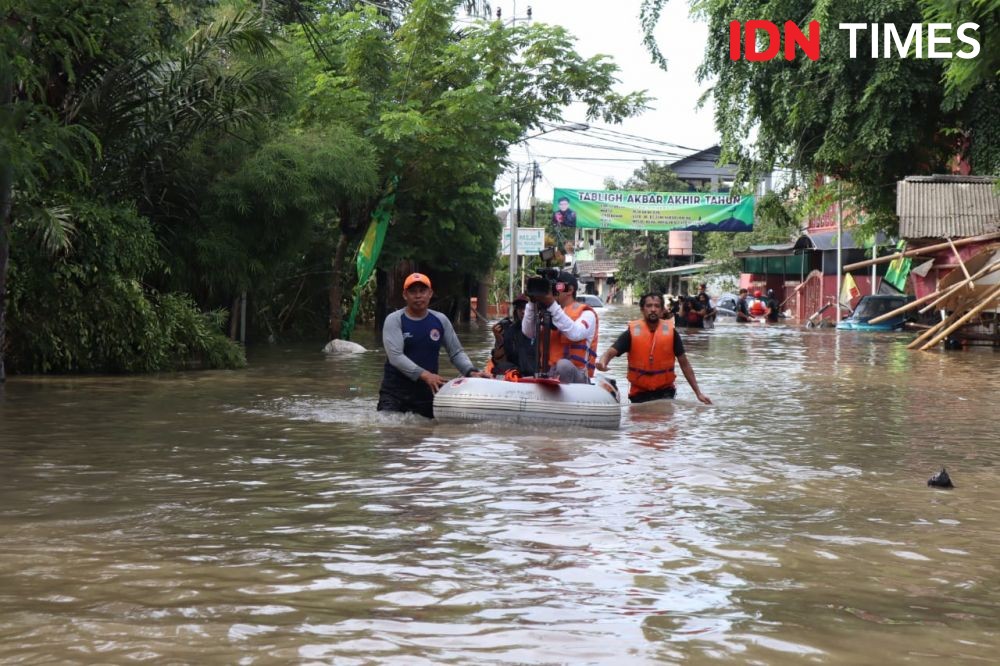 Sungai Cisadane dan Cimanceuri Meluap, 7 Desa di Tangerang Terendam 