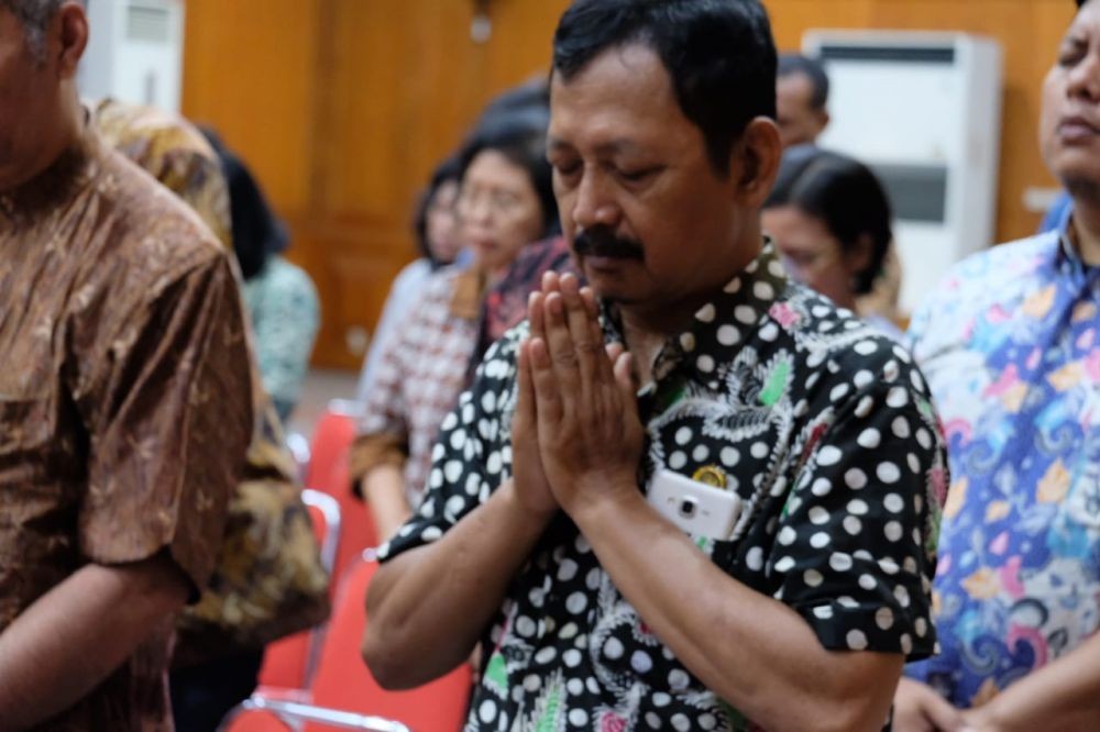 2020 Rawan Bencana, Pemkot Surabaya Gelar Doa Bersama Lintas Agama