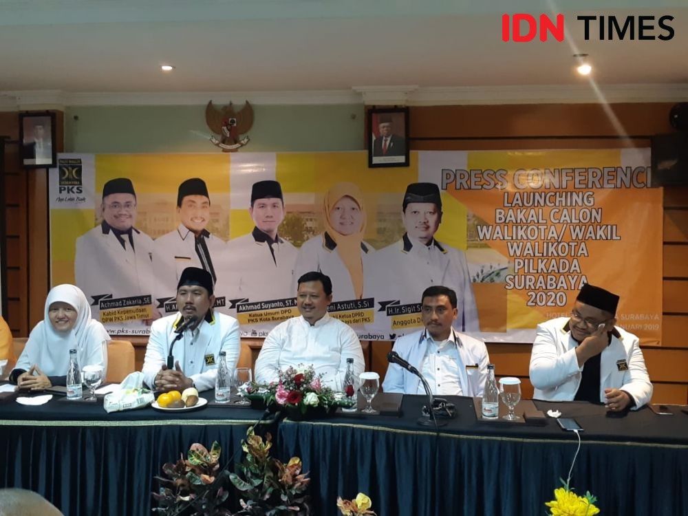 PKS Umumkan Lima Bacawali Surabaya
