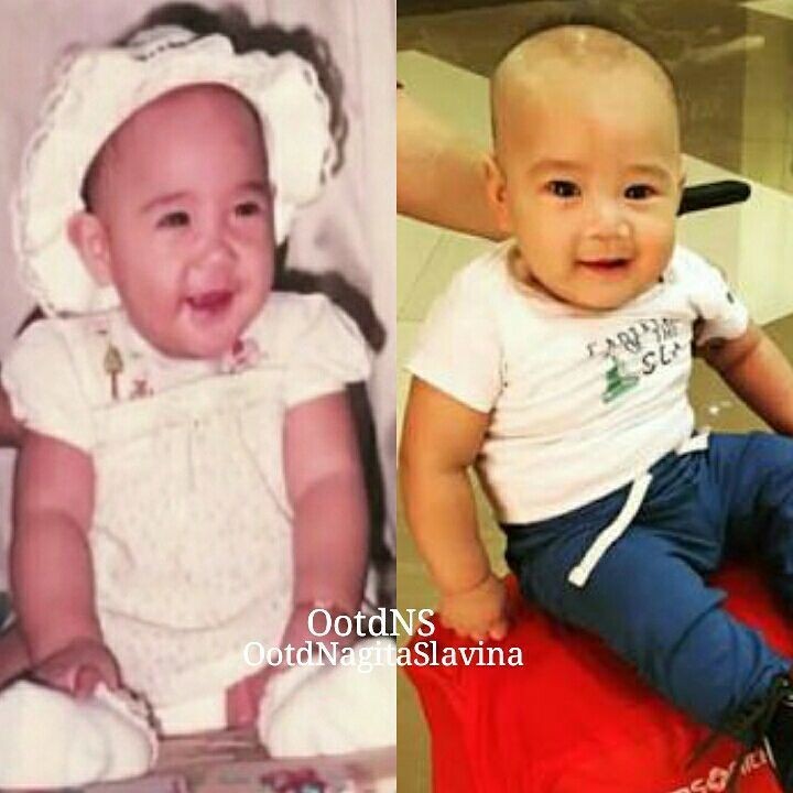 Menggemaskan, 10 Foto Bukti Rafathar Mirip Nagita Slavina