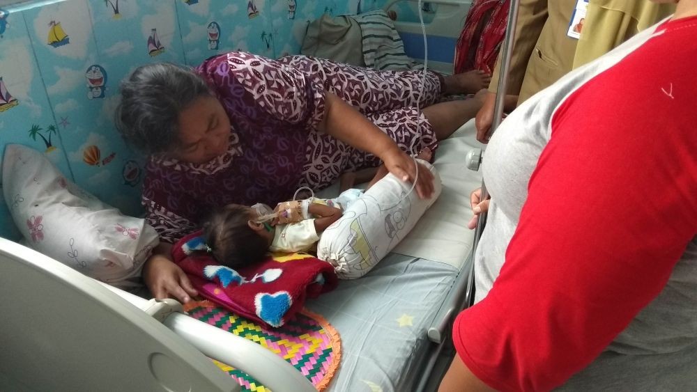 Keluarga Tak Mampu, Balita di Lamongan Menderita Gizi Buruk