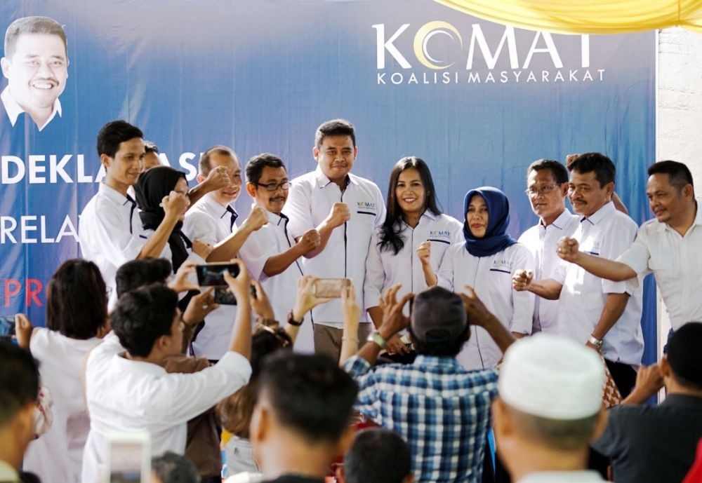 Komat Deklarasikan Dukungan Bobby Nasution Jadi Wali Kota Medan