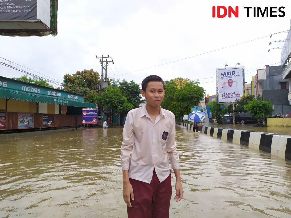 Banjir Menahun, Ini Harapan Pelajar di Samarinda kepada Pemerintah