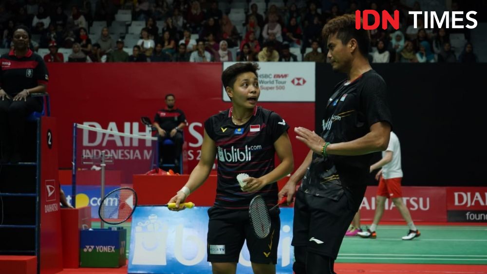 [FOTO] Intip Debut Manis Tontowi/Apriyani di Indonesia Masters 2020